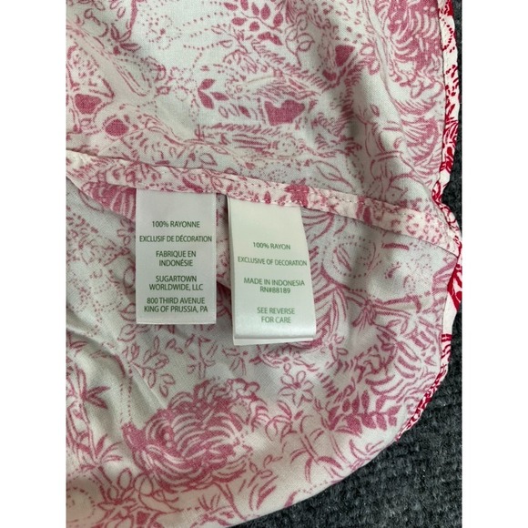 Lilly Pulitzer Raspberry Rouge Animal Magnetism Dress 3/4 Sleeve Rayon Size‎ 0 - Picture 4 of 10